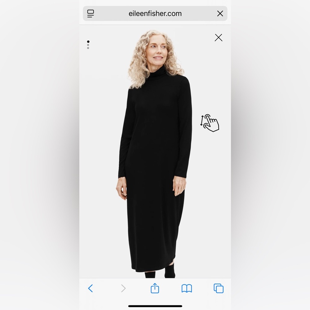 NWT! Viscose Jersey Scrunch Neck Dress! XS!